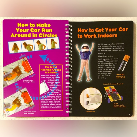 The Solar Car Building Kit in a Book by Klutz. - Picture 4 of 6